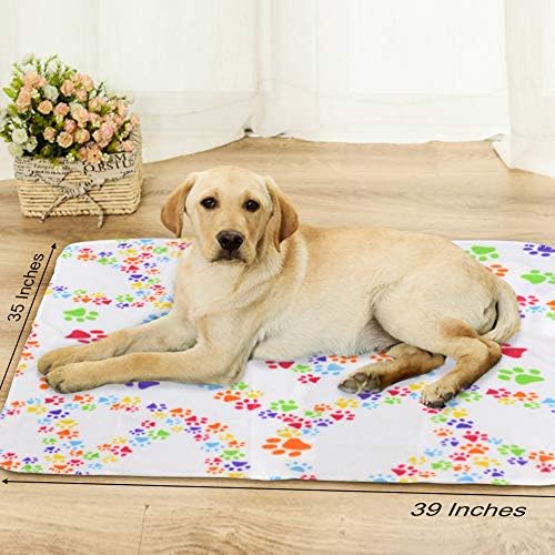 Comsmart Dog Blankets, 6 Pack Fleece Pet Blankets, 39x35 inches, White - Image 5