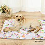 Comsmart Dog Blankets, 6 Pack Fleece Pet Blankets, 39x35 inches, White - Image 5