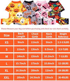 PET SHOW 4 Pack Halloween Fleece Dog Pajamas Warm for Extra Small Dogs - Image 3