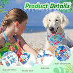Reginary 120 Pcs Dog Bandanas for Summer Bulk Dog Bows Set Bow Ties Cat Scarf Colorful Washable Triangle Pet Kerchief Cute Bib for Summer Small Medium Large Pets Grooming Accessories Costume - Image 4