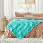 Bedsure Soft Throw Blanket for Couch Decor Gifts Blue Fog 50"x70" - Image 6