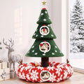 YITAHOME 58.2in Christmas Cat Tree with Cat Tunnel by YITAHOME