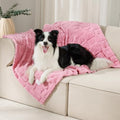 Luciphia Small Dog Blanket Washable Pet Bed Cover Soft Fluffy Puppy Blanket with Premium Fleece 300GSM Cozy Calming Cat Blankets for Indoor Cats Pink 41x31 inch by luciphia