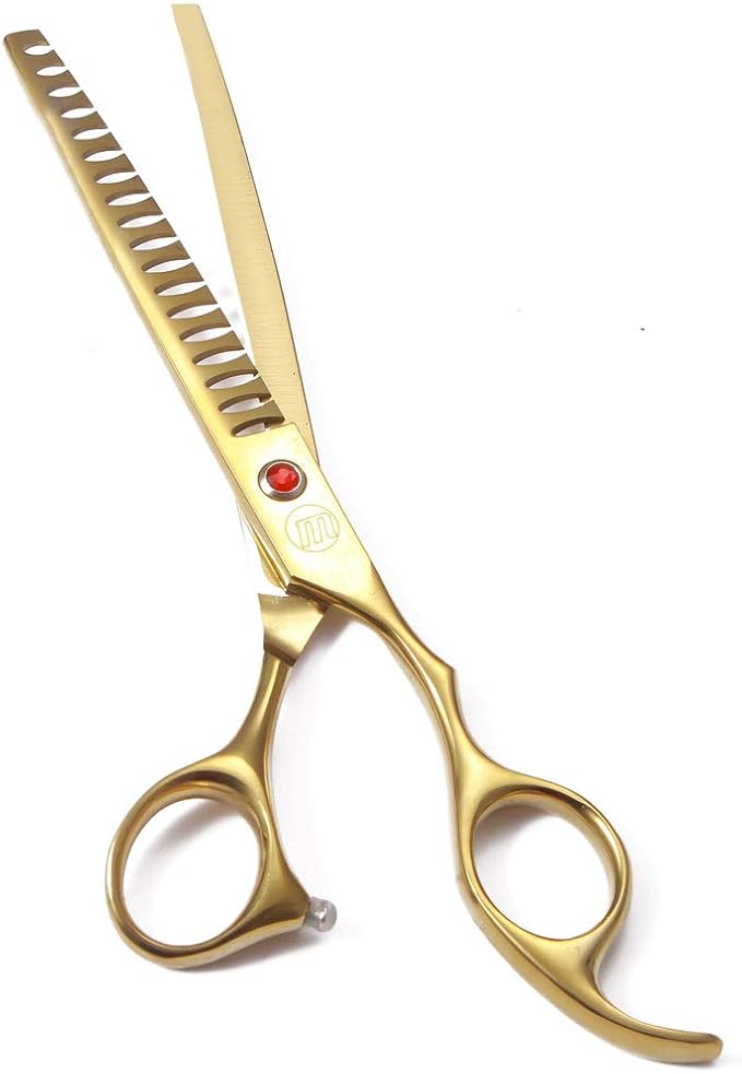 Professional Dog Grooming Scissors Set, 7 Inch/8 Inch Pet Grooming Scissors Chunkers Shears for Dog, Curved Dog Grooming Scissors, Thinning Shears for Dog with Grooming Comb | Pet Grooming Chunkers Shears for Dog, Curved Dog Grooming Scissors, Thinning...