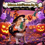 Halloween Fall Pumpkin Squeaky Tug Rope Dog Toys for Small & Medium Dogs - Image 6