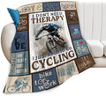 Bicycle Cycling Blanket Mountain Bike Throw Blanket Decor Stuff Cozy Flannel Fleece Soft Plush Fuzzy Warm Lightweight Bedding Gifts for Women Girls Kids 60"X50" by Unknown
