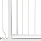 BalanceFrom Easy Walk-Thru Safety Gate for Doorways and Stairways with Auto-Close/Hold-Open Features, 30-Inch Tall, Fits 29.1-33.8 Inch Openings, White | 30" Tall Gate for Doorways and Stairways with Auto-Close/Hold-Open