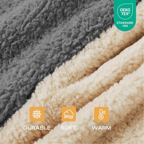 Luciphia Premium Fleece Pet Blanket for Small Medium Dogs Puppy Soft Sherpa Calming Cat Throw Blankets(Beige,41x31 inches) - Image 2