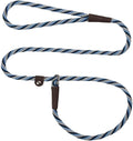 Mendota Pet Slip Leash - Dog Lead and Collar Combo - Made in The USA - Arctic Blue, 3/8 in x 6 ft - for Small/Medium Breeds