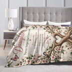 to My Daughter Blanket Inspirational Throw Stuff Gifts 60"x50" - Image 7