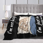 Sleepy Snake Blanket Throw Gift for Girls Women 60"X50" - Image 5