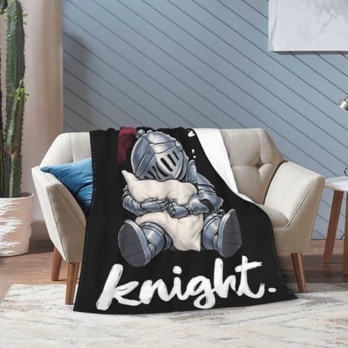Sleepy Knight Blanket Throw Gift for Girls Women 50"X40" - Image 2