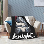 Sleepy Knight Blanket Throw Gift for Girls Women 50"X40" - Image 2