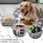 Reginary 4 Pcs Guinea Pig Fleece Cage Liners, Gray Star, 24 x 16 Inch - Image 5