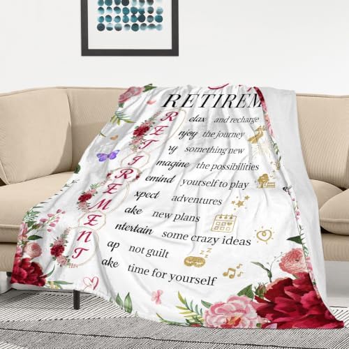 Retirement Blanket Gifts for Women, Farewell Gifts for Coworkers - Image 4