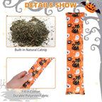 KOOLTAIL Cat Catnip Toys for Halloween, 3 Pack Durable Soft Kicker Toy Filled with Natural Catnip, Interactive Bite Resistant Chew Teeth Cleaning Gift for Indoor Cats Kitten - Image 5