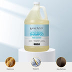 Ginger Lily Farms Club & Fitness Moisturizing Shampoo for All Hair Types, 100% Vegan & Cruelty-Free, Rain Water Scent, 1 Gallon (128 fl oz) Refill