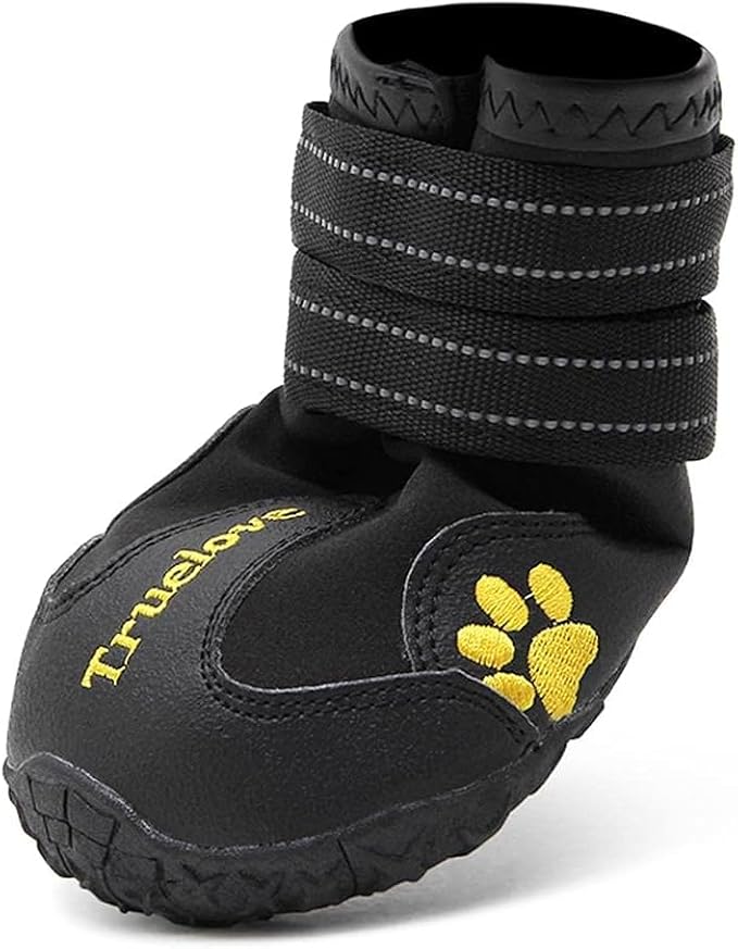TRUE LOVE Dog Shoes Waterproof Anti-Slip Rain Boots with Reflective TLS3961