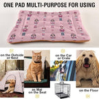 Christmas Nutcrackers Pinks Dog Bed Mat 18"x24" - Image 5