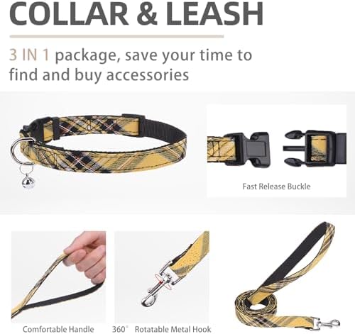 PUPTECK Dog Harness, Collar and Leash Set No Pull for Small Medium Sized - Image 4