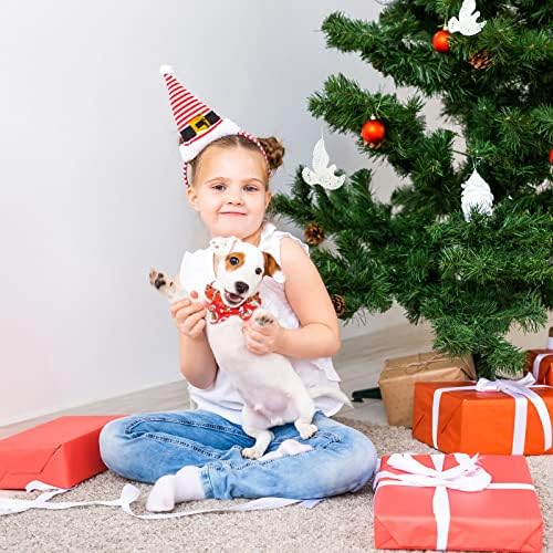 Reginary 100 Pcs Christmas Dog Bow Tie Collar Xmas Pet Necktie, Christmas - Image 5