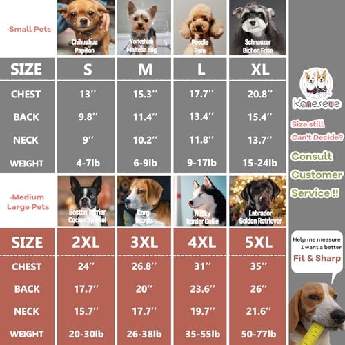 Koneseve Dog Hoodie Fleece Puppy Clothes Warm Sweater with Hat for Small Medium Dogs Cat Hooded Shirt Kitten Pet Basic Sweatshirt with Pocket Doggie Soft Winter Coat Apparel (Grey; 3XL) - Image 6