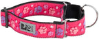 RC Pets All Webbing Training Collar M Fresh Tracks Pink