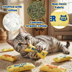 4Pcs Butter Catnip Crinkle Paper Sound Toys for Cat, Catmint Cat Toy Gift - Image 3