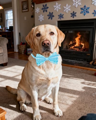 PET SHOW 30 Pack Winter Dog Bowties Bulk for Large Dogs - Image 6