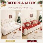 Christmas Couch Cover, Christmas Plush Sofa Cover for Dog Pet 1PC - Image 5