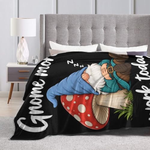 Sleepy Gnome Blanket Throw Gift for Girls Women 50"X40" - Image 6