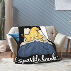 Sleepy Star Blanket Throw Gift for Girls Women 80"X60" - Image 2