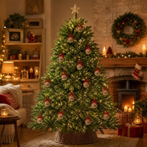 Nutcracker Ornaments - Nutcrackers Christmas Decorations Ball Ornaments Tree Hanging Balls, Vintage Christmas Decorations Ball 2.36 Inch for Xmas Tree Party Home Holiday，Xmas Gifts Set of 16Pcs - Image 5