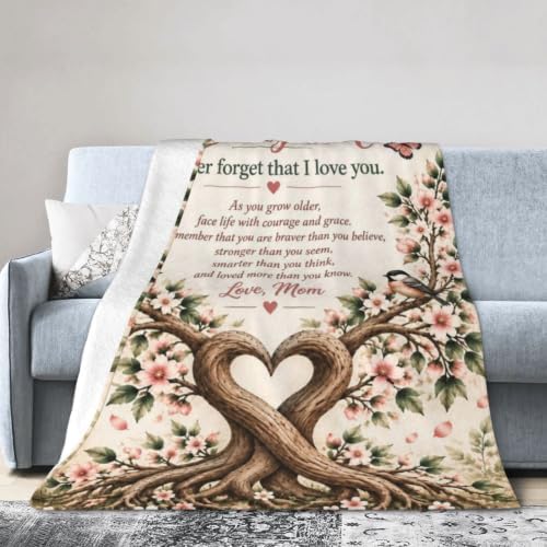 to My Daughter Blanket Inspirational Throw Stuff Gifts 50"x40" - Image 2