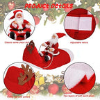 BWOGUE Santa Dog Costume, Dog Christmas Outfit, Riding Pet Costume, Size M - Image 3