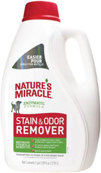Nature’s Miracle Dog Stain & Odor Remover, Enzymatic Cleaner, 1 gal | Tough on Dog Urine, Feces, Vomit, Drool and Other Organic Stains and Odors, For Multiple Surfaces, Fresh Scent