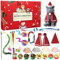 ANOTION Cat Advent Calendar 2026 – 24-Day Christmas Pet Xmas Cat Toys Countdown, Set for Indoor Cats & Kittens, Present for Cat Lovers, Women & Men by ANOTION