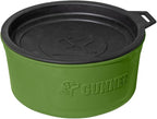 Dog Bowl with Spill-Proof Travel Lid, Green, 7-Cup Pet Travel Bowl | Green 7-Cup Dog Bowl, Spill-Proof Travel Lid, BPA-Free, Rust-Proof, Shock-Resistant, Stackable and Dishwasher Safe