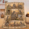 Desert Elf Owl Throw Blanket Gifts for Girls Women 50"X40" by Unknown