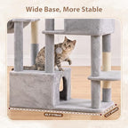 Gitelsnour 74.8'' Cat Tree Tower for Indoor Cats Large, Wide Base, GCT806W - Image 5