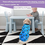 PET SHOW 4 Pack Paw Print Fleece Dog Pajamas Warm for Extra Large Dogs - Image 5