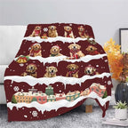Golden Retriever Throw Blanket Golden Retriever Dog Christmas Stuff Gifts for Kids Girls Boys Adults Women Man Soft Cozy Warm Plush Fluffy Fuzzy Fleece Blanket Decor 40''X50'' - Image 4