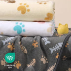 Luciphia 3 Pack Soft Fleece Dog Blankets for Medium Dogs Puppy Cats,30"x20" - Image 3