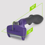 FURminator Medium to Large Cat deShedding Tool for Short Hair | Reduces Loose Hair From Shedding, Easy Clean-Up, For Cats Over 10 lbs, Use Weekly, Ergonomic Handle For Comfort