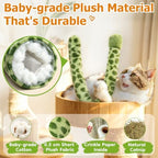 ETEKYER Cat Toys Tail, 2 Pack, 23.8 Inches Indoor Catnip Cat Kicker Toy - Image 4
