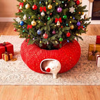 Christmas Tree Cat Tunnel with 40 Cat Toys, Christmas Tree Skirt - Image 2