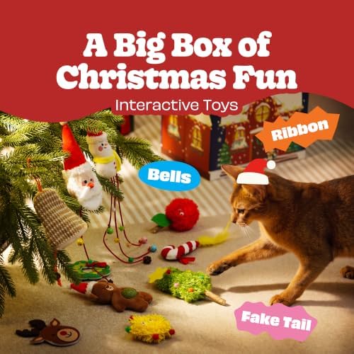 Nocciola Christmas Cat Toys Box Gift- Advent Calendar 2026 24Days Surprise - Image 4