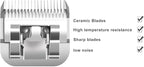 Dog Grooming Ceramic Blades Set,Compatible with Andis,Oster A5,Wahl KM10 | Cut Length 1/8"(3.2mm) to 3/8”(9.5mm) ,Include 7FC/5FC/4FC 3 pack