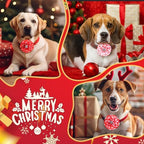 Huhumy 50 Pcs Christmas Dog Collar Flower Bows Bulk for Small Medium Large - Image 4