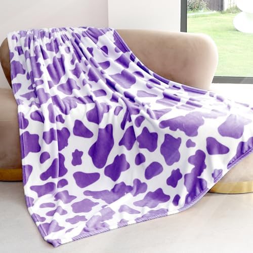 Purple Blanket Twin Size, 60x80 Inch by IMUKU